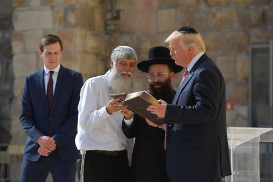 Trump with Rabbis