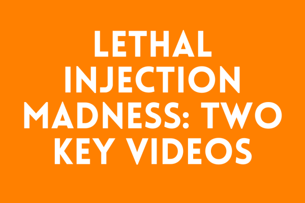 Lethal Injection Madness: Two Key Videos